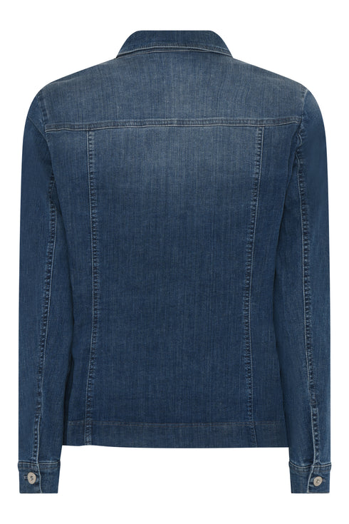 Robell Jacket Happy 60cm Women’s Fitted Denim Shirt Jacket 57632 54159